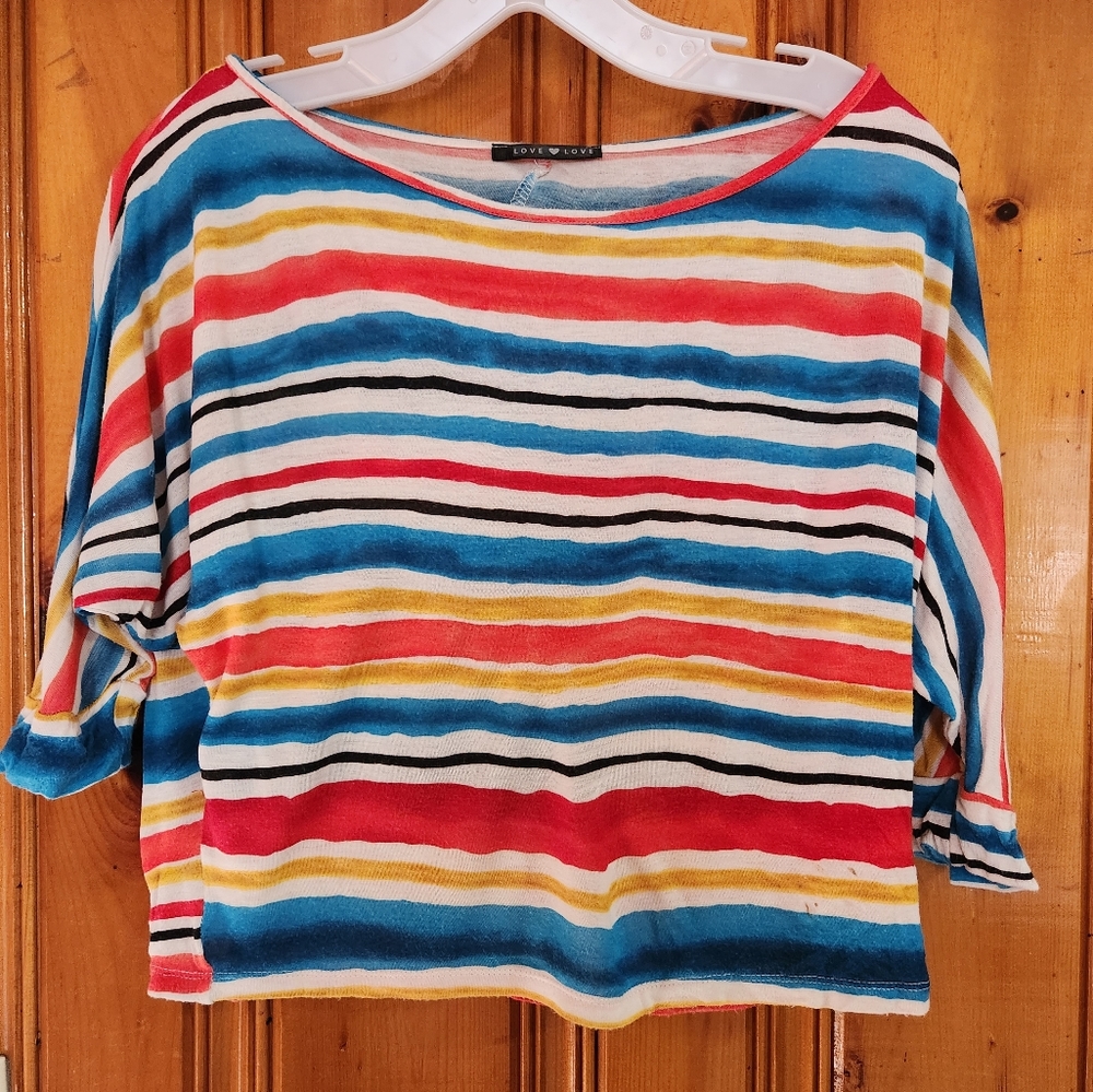 Striped Cropped/Short Top